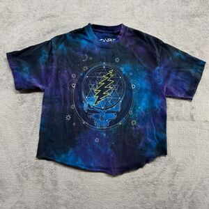 Liquid Blue Unisex Adult Grateful Dead Mystical Stealie Celestial Tie Dye Medium